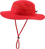 Connectyle Wide Brim Sun Hat for Men Breathable Cowboy Boonie Hat UPF 50+ Sun Protection Bucket Hat for Fishing Hiking