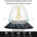 Inflatable Seat Cushionair Inflatable Chair Air Seat Car Portable Breathable Comfort Orthopedics Pain Pressure Relief Cushion,Adjustable Bubble,for Wheelchair,Car,Office,Home (49-Point Cushion)