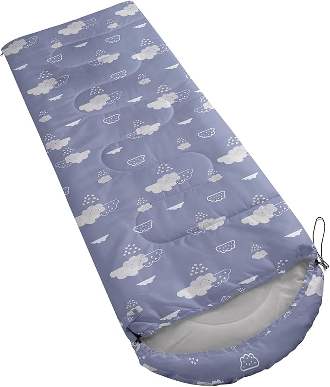 QOOMO Animals Camping Sleeping Bags,3 Season Warm & Cool Weather,Lightweight,Waterproof Sleeping Bags for Adults & Kids,Traveling,and Outdoors,Camping Gear Equipment