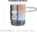 Fire-Maple "Fixed Star 1" Personal Cooking System | Pot/Jet Burner Stove System with Electric Ignition | Ideal for Hiking, Camping, Backpacking, Fishing, Hunting Trips and Emergency Use Multi