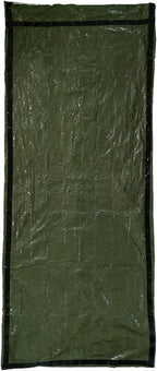 Survival Frog Tact Bivvy 2.0 Emergency Sleeping Bag w/Stuff Sack, Carabiner, Survival Whistle, ParaTinder - Compact, Lightweight, Waterproof, Reusable, Thermal Bivy Sack Cover, Shelter Kit