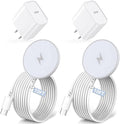 10FT Magnetic Wireless iPhone Charger 2Pack for Apple Magsafe Charger, Fast Mag Safe Charging iPhone Wireless Charger, Long Pad for iPhone 17 Pro Max/Air/17 Pro/16e/16 Pro/15/14/13/12/AirPods4/3/Pro3