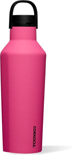Corkcicle Sport Canteen - Keeps Drinks Cold 25 Hours - Stainless Steel Water Bottle - Triple-Insulated - Spill-Proof - Summer Drinkware Gift - Keeps Drinks Ice Cold - 32 oz - Dragonfruit