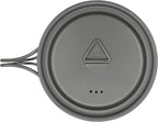 Kuvik Titanium Pot with Lid 750ml (25.4 oz) - Ultralight and Compact Pot for Backpacking, Camping, and Survival