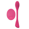 Plum Beauty Facial Skin Scrubber Set – Removes Dirt, Opens Pores, Exfoliates Skin, Wall Suction Back