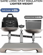 RealCool Soft Cooler Bag 35/45Can, Collapsible Cooler Insulated Leak Proof, Large Lunch Box for Men Women, Soft-Sided Cooler for Picnic, Grocery, Beach, Camping, Travel