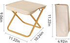 Outdoor Folding Stool Lightweight Foldable Chairs for Outside Waterproof Camping Stool Portable Seating Durable Comfortable Breathable Easy to Carry Perfect for Queuing Hiking and Picnics