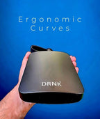 DRNK Steel | Flat Water Bottle as Seen on Shark Tank | Workplace Hydration, Travel, Hiking, and Gym | Leak Proof | Non-Toxic | BPA-Free | 17oz (500ml) [Graphite]