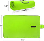 Tirrinia Large Waterproof Outdoor Blanket, Soft Warm Windproof Stadium Blanket with Sherpa Fleece and Foldable for Outdoor Sport, Baseball, Football, Beach, Concerts, Car