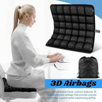Travel Cushion Airplane Seat,Airplane Seat Cushion for Long Flight,3D Air Cell Seat Cushion,Press Type air Inflatable Wheelchair Seats Cushions for Car,Office Chair,Stadium