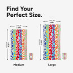 Dock & Bay Quick Drying Towel - for Sports & Gym - Compact, Lightweight - 100% Recycled - Includes Bag - Power of Positivity, Medium (130x70cm, 51x27)