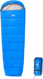 Lightweight Mummy Sleeping Bag 2.87lbs, Backpacking Sleeping Bag 42℉-55℉, Nylon Shell and Lining, Compact, Ultralight Sleeping Bag for Backpacking Camping Hiking