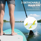 Inflatable Stand-Up Paddle Boards – Available 32"/33"/34" Widths Inflatable Paddle Board with SUP Accessories, Camera Mount, Basic All-Around SUP Board for All Skill Levels, Up to 450lbs