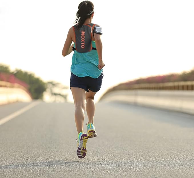 INOXTO Running Hydration Vest Backpack,Lightweight Insulated Pack with 1.5L Water Bladder Bag Daypack for Hiking Trail Running Cycling Race Marathon for Women Men