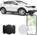 GPS Tracker for Vehicles, No Monthly Fee, Tracker Device for Vehicles, Real-Time Car Tracker Work with Find My (iOS Only), Magnetic Mini Tracking Devices for Cars Hidden with Waterproof Case