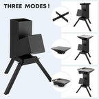 Stanbroil 3 in 1 Rocket Stoves with Grill Rack, Griddle and Pot Cooking Stand, Heavy Duty Wood Burning Stoves for Cooking, Camping wood Stove Kit for Off-Grid Supply, Outdoor Grilling Event