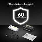 MARBERO Power Bank 10000mAh Compact Portable Charger 5V/3A External Battery PowerBank USB C in & Out Battery Pack Backup Compatible with iPhone iPad Sumsung Galaxy Pixel Google and More (White)