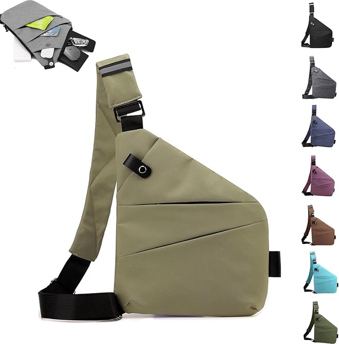 Anti Theft Travel Bag,Anti Theft Crossbody Bag, Sling Bag Travel Crossbody Bag for Women Men