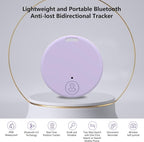 Aircawin Mini GPS Tracker, Key Item Finder Locator,No Monthly Fee App for iOS/Android 2023 Latest,Portable Anti-Lost Bluetooth Tag Item Tracker for Luggages/Kids/Pets/Phone/Wallet/Bag-2Pcs-Pink+Purple
