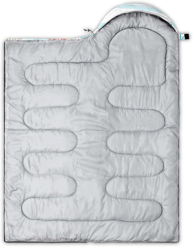 HOSIMA Cartoon Axolotl Sleeping Bags for Kids 10-12,Blue Cartoon Kids Sleeping Bags for Girls Boys,Compact Sleeping Bag for Camping Essentials and Hiking.