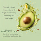 7pcs Avocado Skincare Kit, Skin Care Gift Set with Facial Cleanser, Toner, Lotion, Face Serum, Face Cream, Eye Cream, Lip Balm For Hydrating Skin Anti-Aging Skin For Women Teen Girls (7 Count)