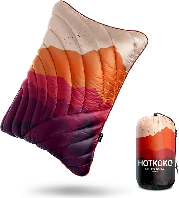 Camping Pillow,Supportive Compressible Travel Pillow Middle Size Lightweight Camp Pillow with Storage Bag for Camping,Hiking,Backpacking,Airplane