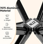 Small Camping Chair, Compact Folding Camping Chair for Adults-200 LBS Supported Lightweight Backpacking Chair for Outdoors Fishing, Hiking, Travel, Picnic, Beach Aluminum Chair(Black)