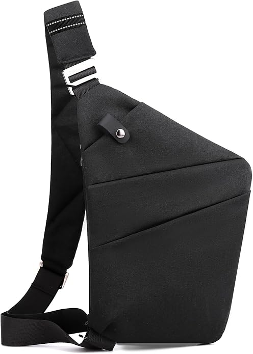 Anti Theft Travel Bag, One Shoulder Large Capacity Cross-body Bag Chest Fashion Lightweight Sling Bags for Travel Sports