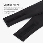 Dore & Rose Deep Sleep Mask Light Blocking, 23 Momme Mulberry Silk Eye Mask, Ultra Soft, Adjustable - Travel Sleeping Mask for Men & Women - Black