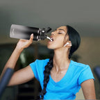 Water Bottle Insulated 32oz 40oz 64oz 128oz Straw Lid Spout Lid & 3 Lids, Leak Proof, Vacuum Insulated,Stainless Steel Water Bottle Wide Mouth for Sports, Gym or Office