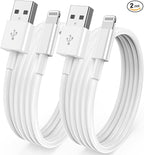 [ Apple MFi Certified ] iPhone Charger 6ft, Long Lightning to USB Cable 6 Feet, Fast Apple Charging Cable Cord 6 Foot for iPhone 14 Pro Max/13 Pro Max/12 Mini/11 Pro/11/XS/XR/8/7/6s/iPad,Air