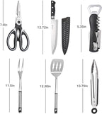 Camping Cookware Storage Bag - Camping Cooking Utensils Set Bag Camping Tool Portable Storage Bag Suitable for Knife, Fork, Spoon, Chopping Board, Chef's Knife,Kitchenware Storage