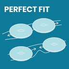 Manta Cool Sleep Mask – Blackout Eye Mask with Reusable Cooling Pads, Zero Eye Pressure and Adjustable Strap for Soothing Cool Relief