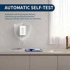 20 Amp GFCI Outlet with USB-A & USB-C Ports, Tamper-Resistant Receptacle, Automatic Self-Test & LED Indicator, in-Wall Installation, Wall Plate Included, ETL Listed, White, 10 Pack