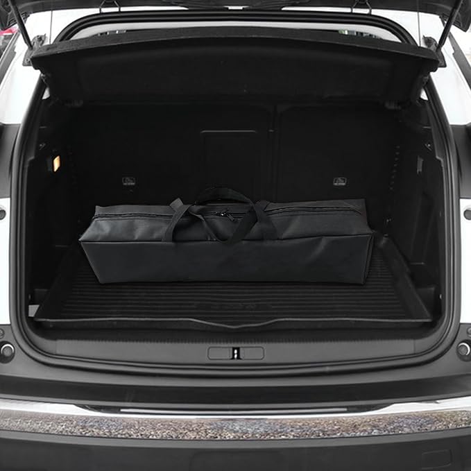 BOOSDEN Portable Folding Camping Table, Outdoor Low Picnic Table, Aluminum Roll-up Camping Table with Carry Bag, Lightweight Foldable Camp Table for Beach,Party, Patio, BBQ, Travel, Backyard