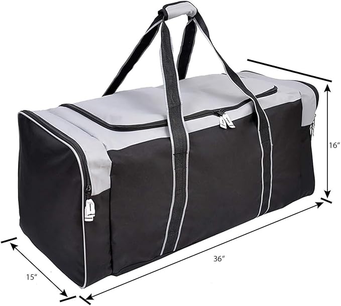 Jetstream Heavy Duty Multi Pocket Durable Sports Gym Equipment Travel Duffel Bag