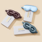 ZIMASILK Adjustable 22 Momme 100% Mulberry Silk Sleep Mask, Upgraded 3D Contoured Cup Eye Mask for Sleeping, Super Soft & Breathable Blindfold, Blackout for Deep Sleeping (Gray Purple)