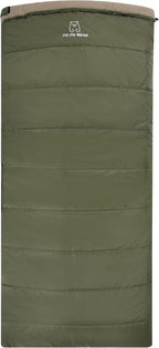 PO PO BEAR Zero Degree Sleeping Bag for Adults 100% Cotton Flannel Tall and Big
