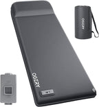 OGERY Self Inflating Sleeping Pad with Electric Pump, 3.15" Ultra-Thick Memory Foam Camping Pad, 4 Season Camping Mattress Pad with Built-in Pillow, Camping Essentials Gear for Tent Travel Car