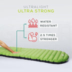 Gear Doctors ApolloAir 5.2R-Value [17oz] Ultralight Insulated Inflatable Camping Sleeping Pad–Backpacking Air Mattress–Camping Mattress Pad–Compact Foam Self-Inflating Outdoor Sleeping Mat Backpacking