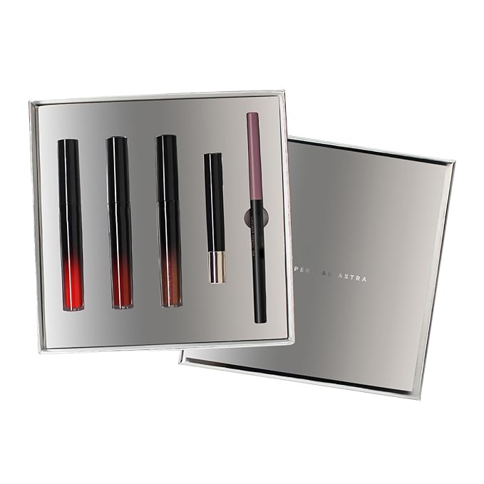 Alvivi Lip Makeup Set for Women | 5-Piece Long-Lasting & Hydrating with Lipstick Lip Liner | Daily Beauty Essential Set C One Size