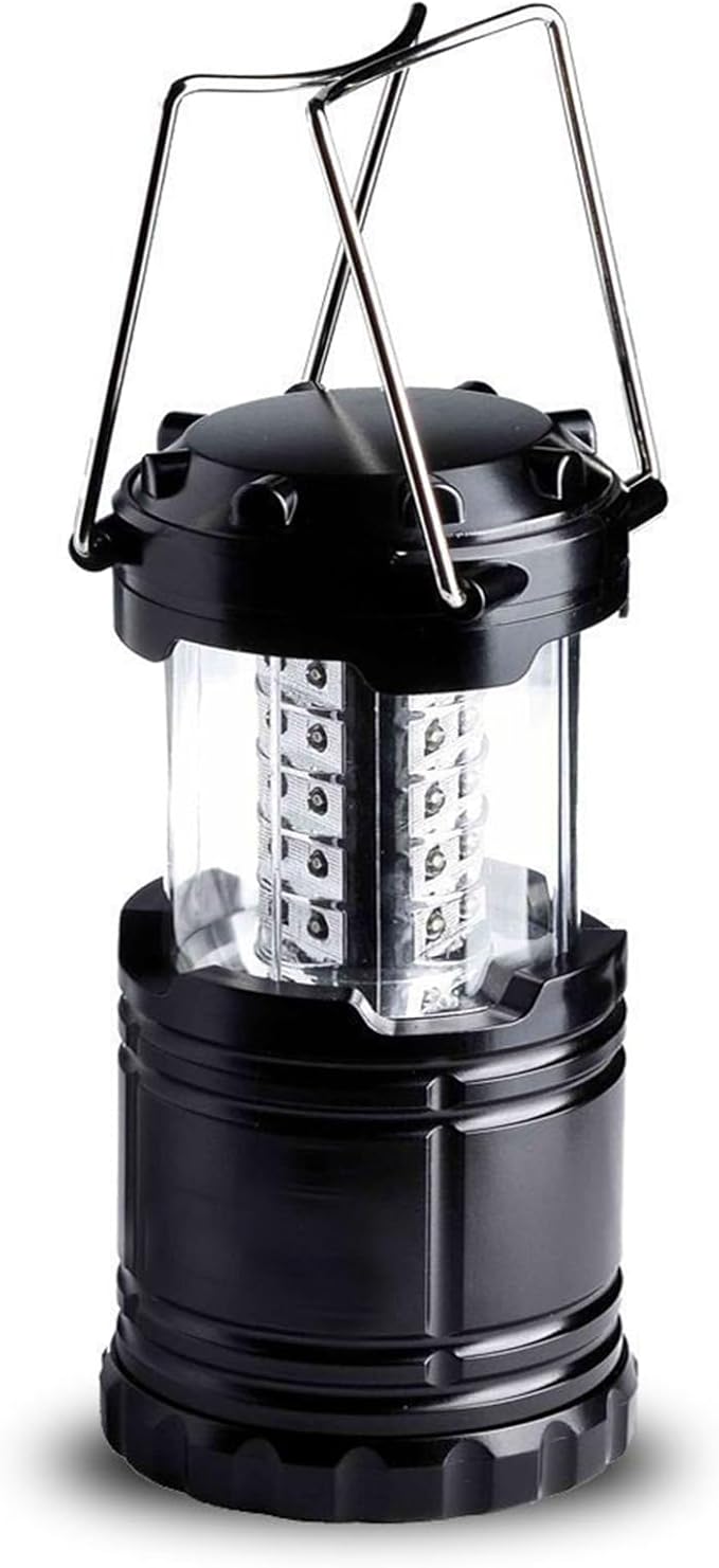 Lantern Collapsible Camping Light, Battery Operated Lanterns LED Super Bright for Power Outages Indoor Emergency Outdoor Camping Hiking Kit (LED-1)