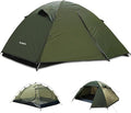 Backpacking Tent for Camping 2/3/4 Person Hiking Ultralight Tent for Waterproof Windproof Outdoor Tents Easy Setup Two Doors Double Layer Lightweight Instant Tents