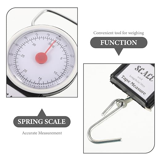 Portable Luggage Scale Handheld Weight Scale with Hook 35kg Capacity for Travel and Suitcase Weighing