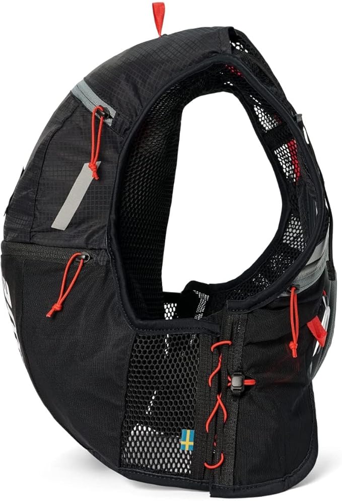 USWE Rush 8L Bike Hydration Vest, Adjustable Chest Straps Running Hydration Vest, 2.0L Hydration Bladder, Mountain Biking, Gravel & Cycling with Reflective Details, Men & Women