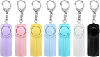 Safesound Personal Alarm: Your 130dB Self-Defense Companion - Keychain Emergency LED Flashlight - Security and Protection for Women, Girls, Kids, and The Elderly (White, 1)