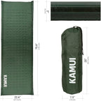 KAMUI Self Inflating Sleeping Pad - 2 Inch Thick Camping Pad Connectable with Multiple Camping Mats Designed for Tent, Couple, and Family Camping