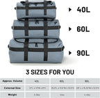 MIER Water Resistant Backpack Duffle Heavy Duty Convertible Duffle Bag with Backpack Straps for Gym, Sports, Travel