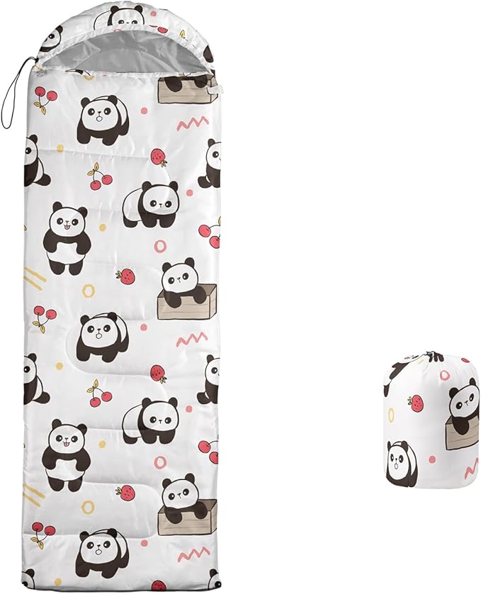 Galaxy Wolf Camping Sleeping Bags Warm & Cool Weather Waterproof Backpacking Blue Purple Starry Sky Sleeping Bag All Seasons Camping, for Adult Kids Boy Girls Camping Gear Equipment, Traveling