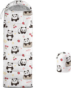 Galaxy Wolf Camping Sleeping Bags Warm & Cool Weather Waterproof Backpacking Blue Purple Starry Sky Sleeping Bag All Seasons Camping, for Adult Kids Boy Girls Camping Gear Equipment, Traveling